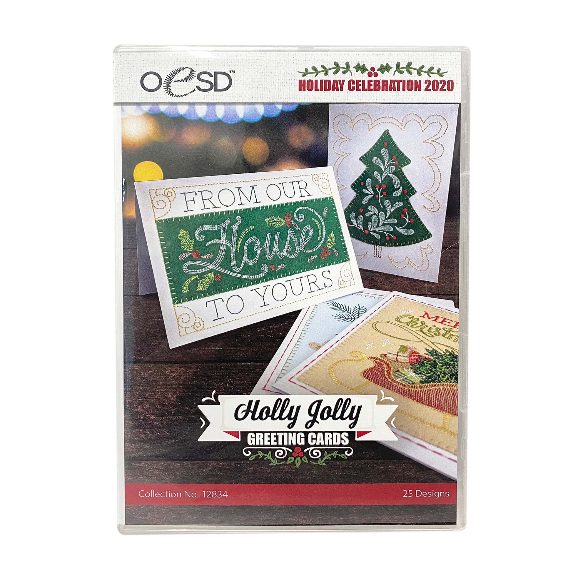 Holly Jolly Greeting Cards - OESD