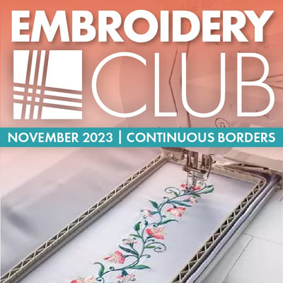 November - EMBROIDERY CLUB 11/9