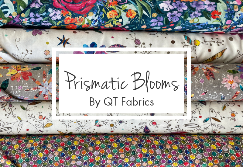 Prismatic Blooms by QT Fabrics
