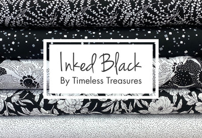Inked Black by Timeless Treasures