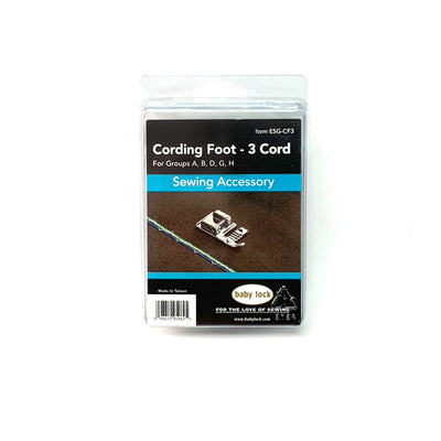 Baby Lock Cording Foot - 3 Cord