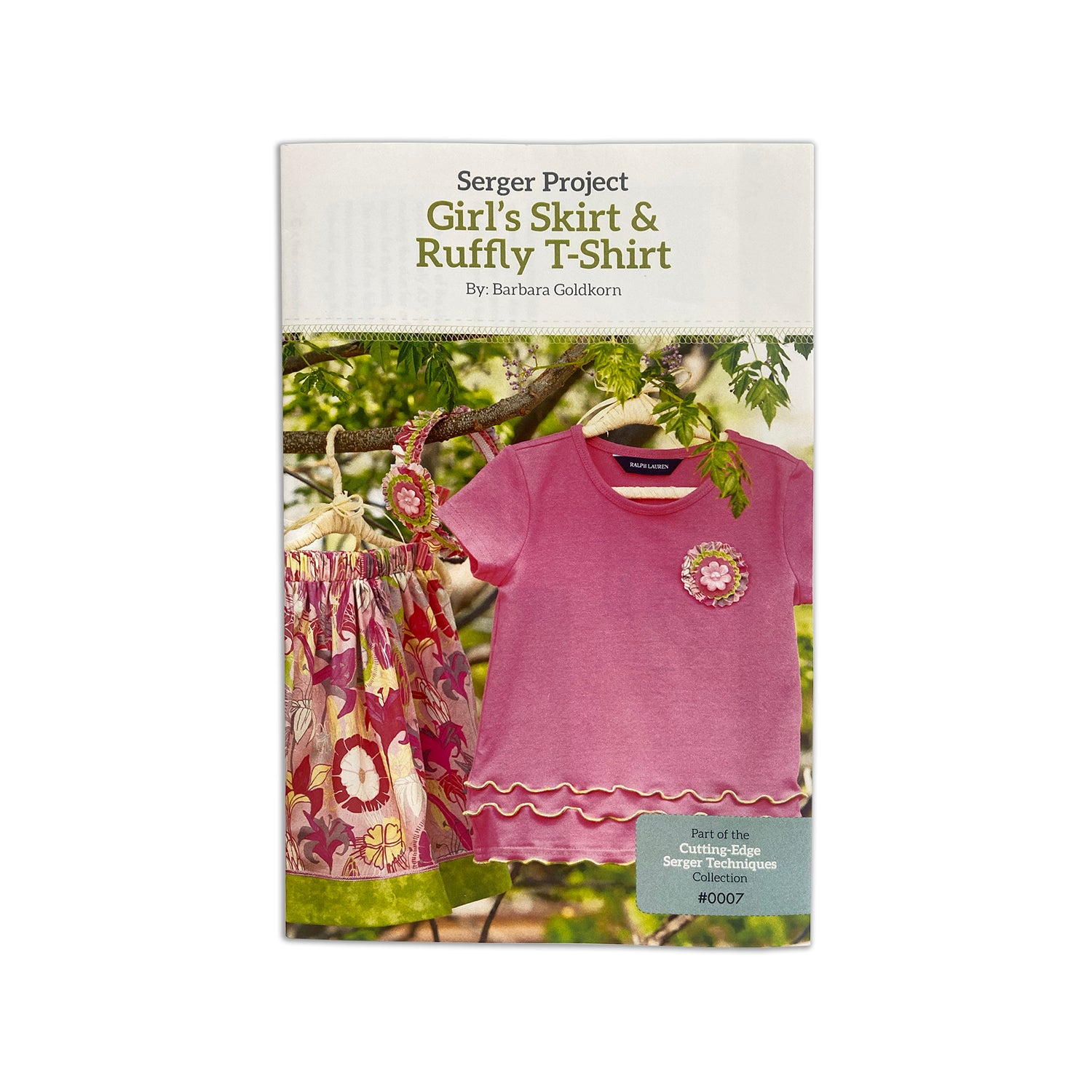 Girl's Skirt & Ruffly T-Shirt - Serger Project