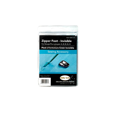 Baby Lock Zipper Foot- Invisible
