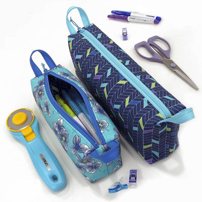 Zoey Zip Pouches Pattern by Lazy Girl Designs