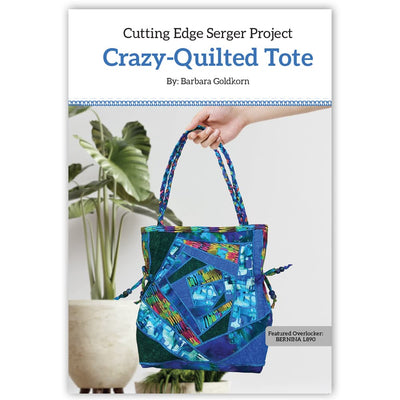 Crazy-Quilted Tote Serger Project