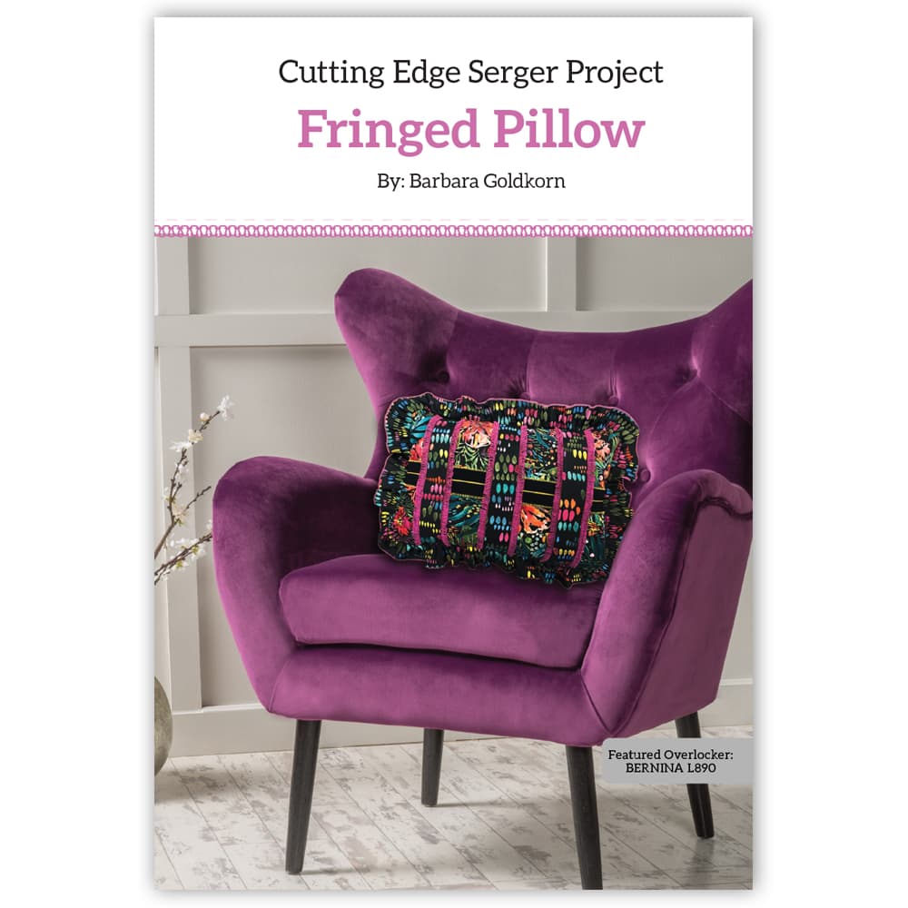 Fringed Pillow Serger Project